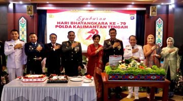 Hari Bhayangkara ke-79, Gubernur dan TNI Beri Kejutan Ke Kapolda Kalteng
