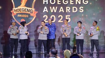 Lima Polisi Teladan Dianugerahi Hoegeng Awards 2025, Polri Tegaskan Komitmen Pelayanan Humanis dan Profesional
