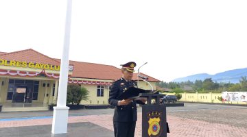 Wakapolres Gayo Lues Pimpin Upacara HUT RI ke-80 di Mapolres
