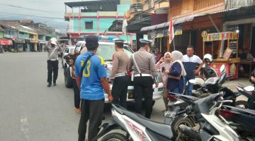 Satlantas Polres Gayo Lues Gelar Razia Rutin, Tertibkan Surat-Surat Kendaraan di Blangkejeren